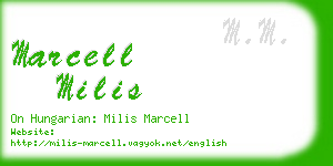 marcell milis business card